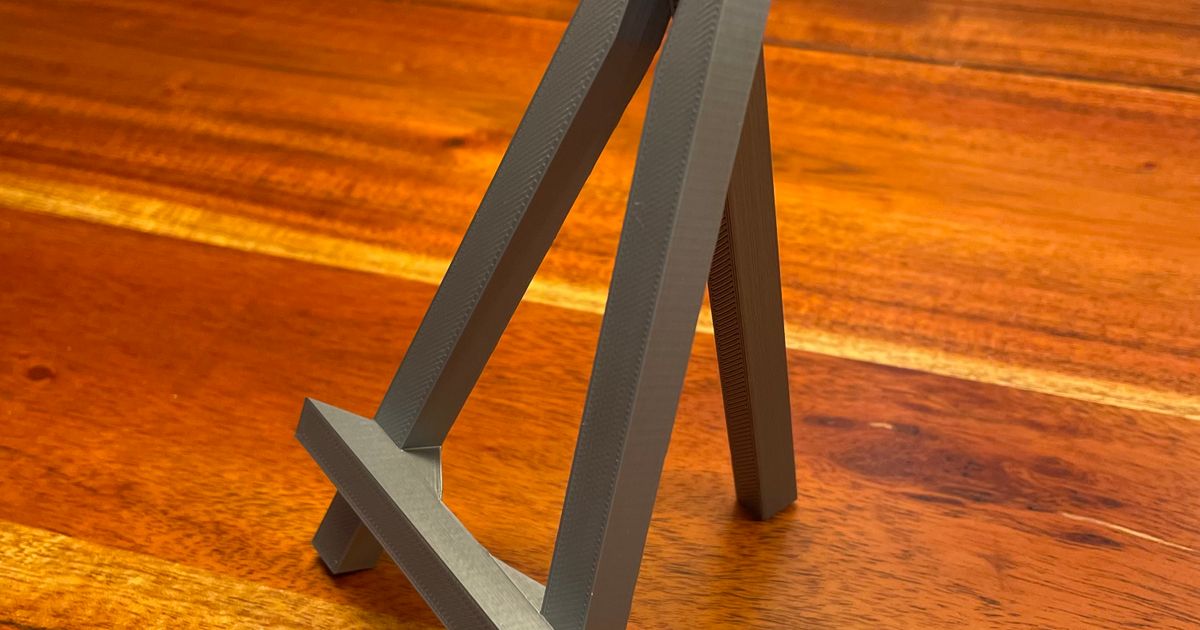 Print-in-Place Mini Easel by VoodooScience | Download free STL model ...