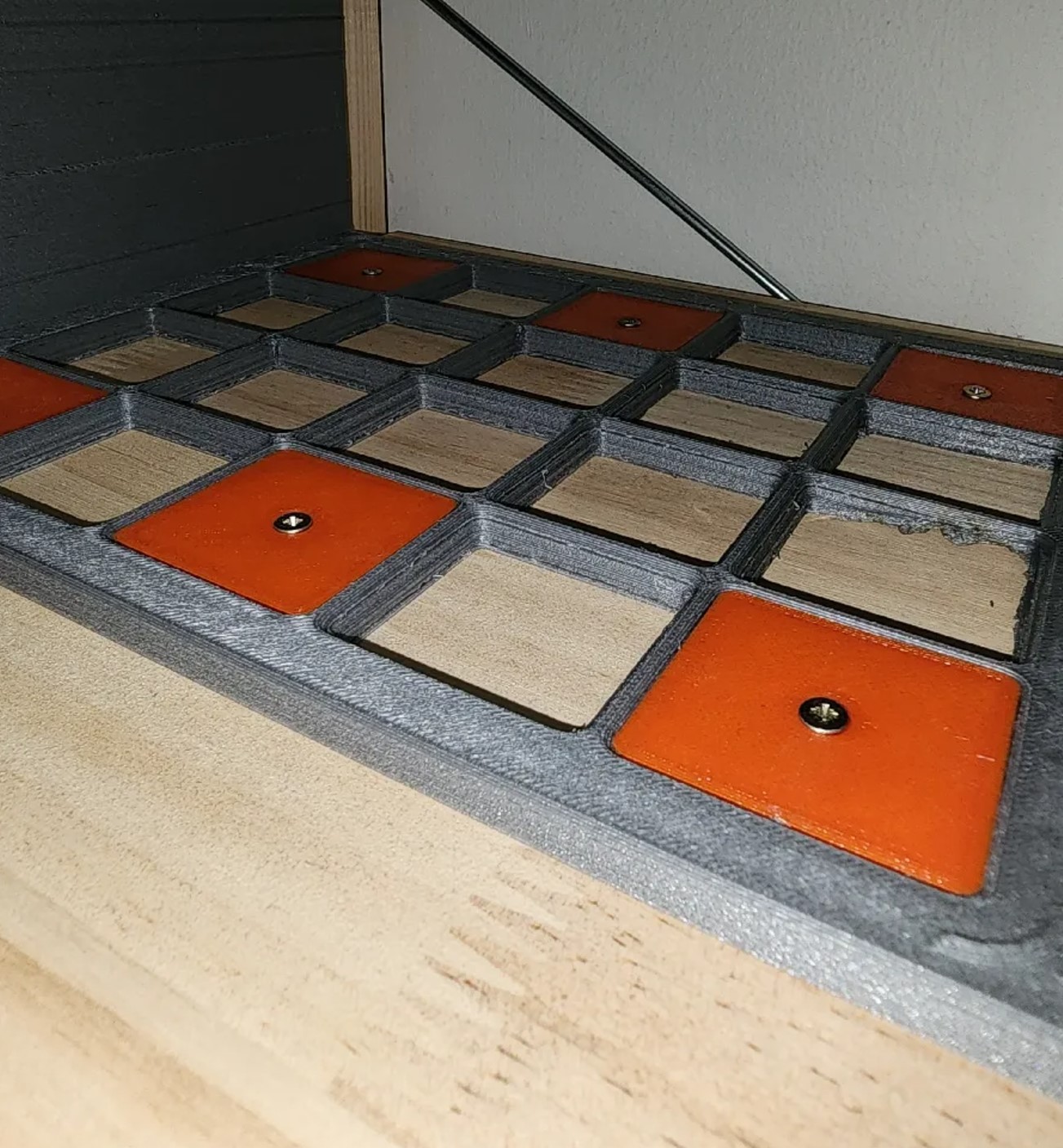 Screw Down Inserts for Gridfinity Storage Box Shelves (Parametric)