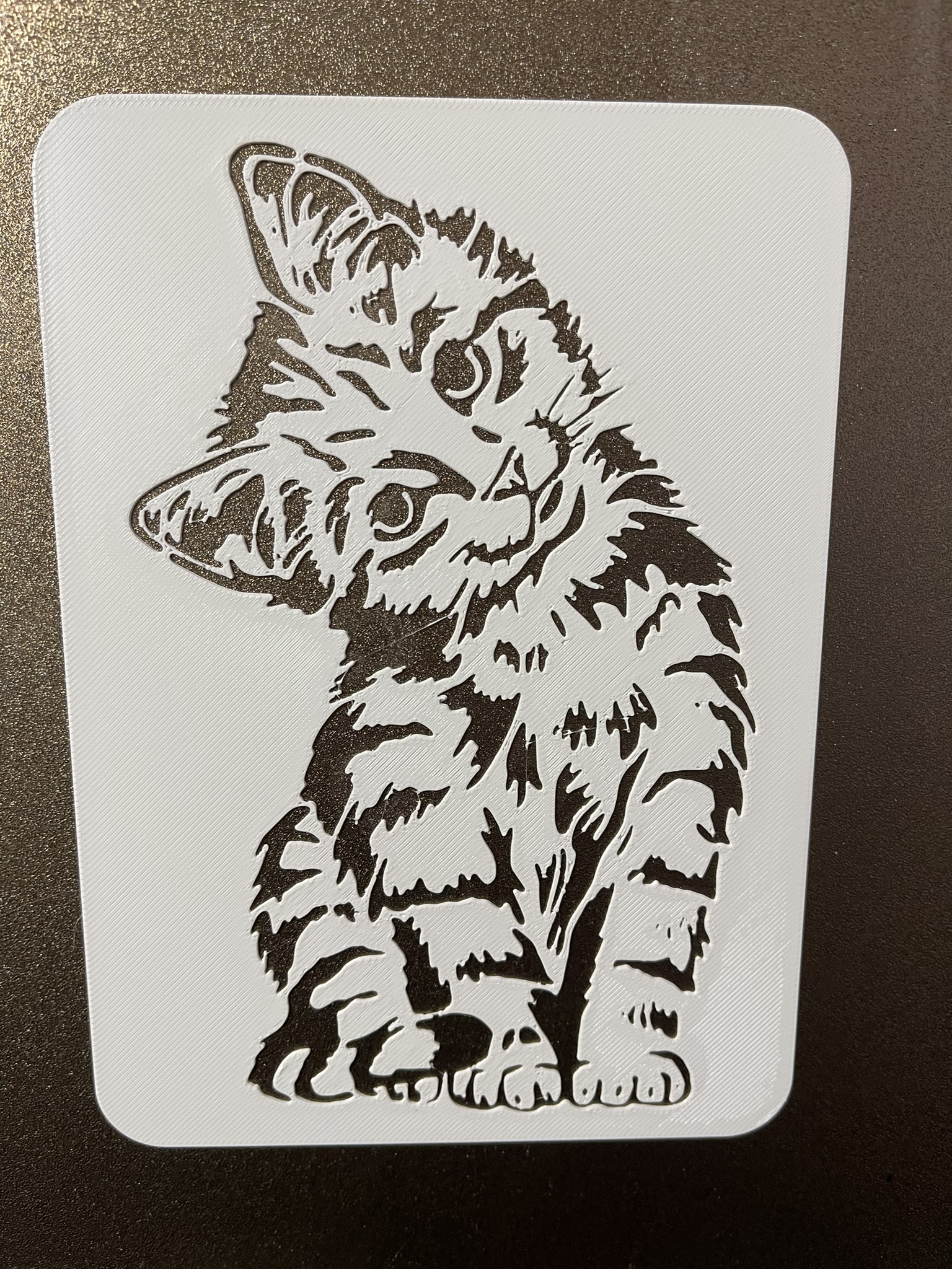 Kittie - Template Stencil for drawing and painting