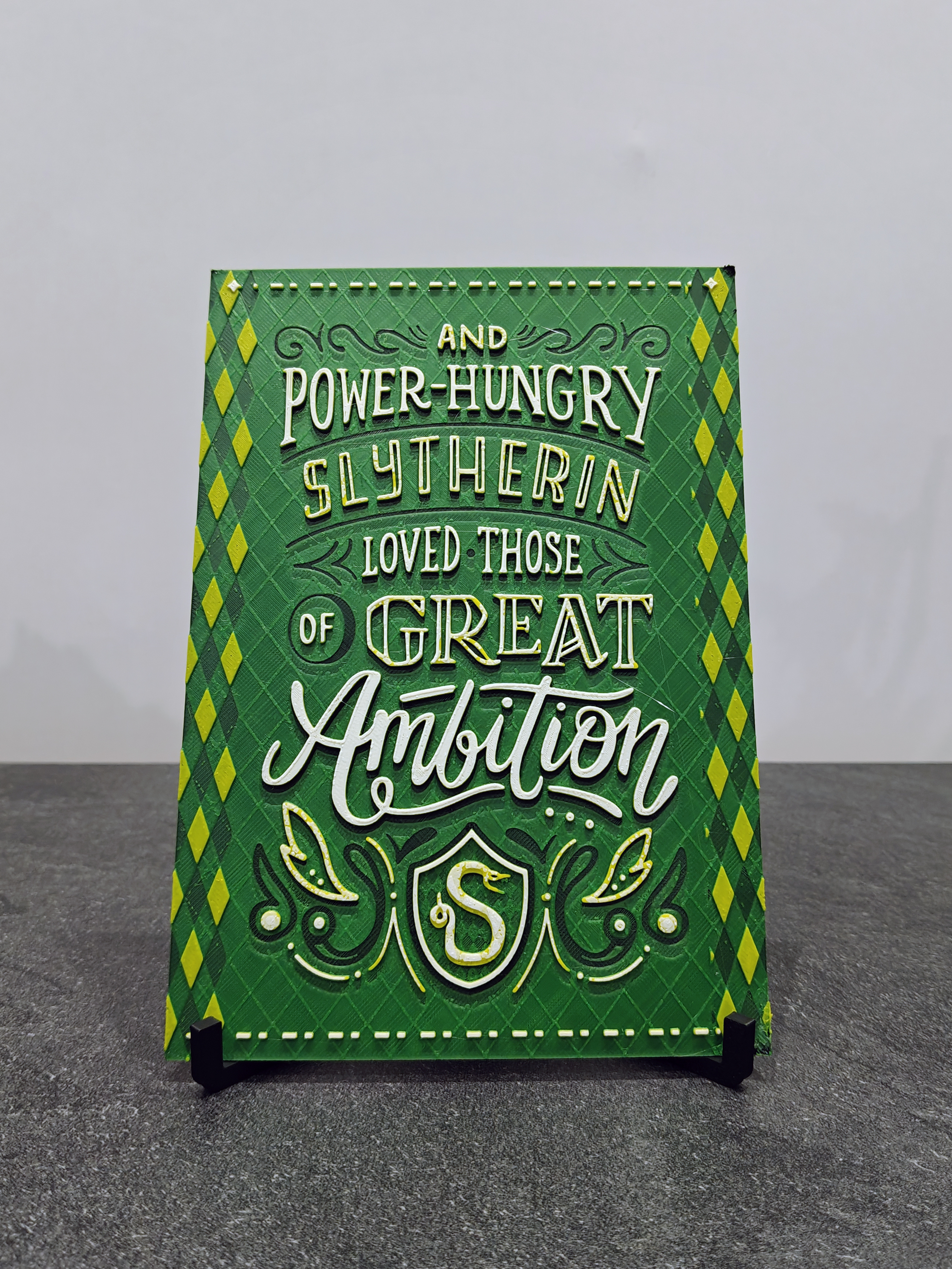 Hueforge Harry Potter Hogwarts Slytherin