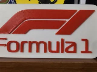 Logo F1 by Keko | Download free STL model | Printables.com