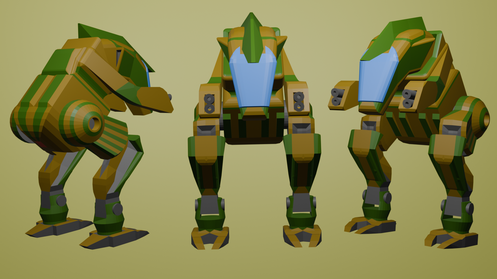 Predator HAWC - Battletech style figure