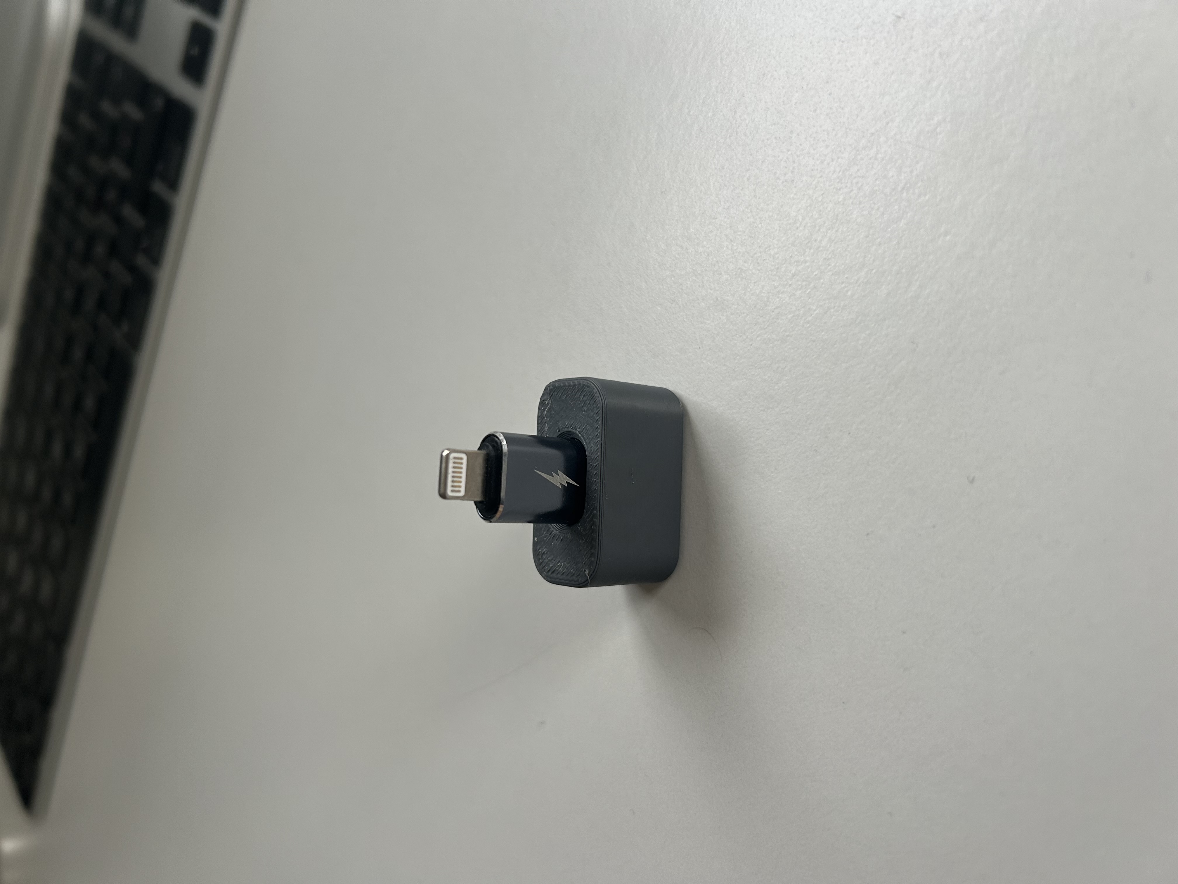 Organizer for Lightning to USB C Adapter