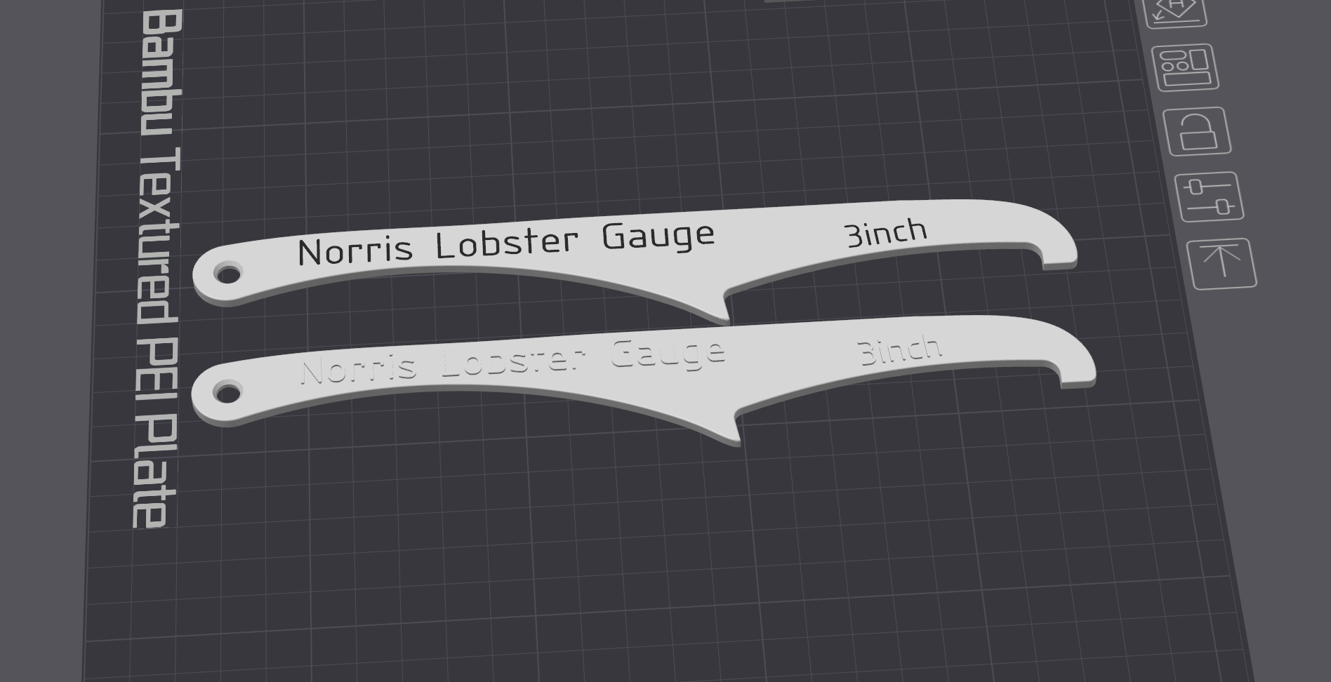Norris Lobster Gauge (3inch)
