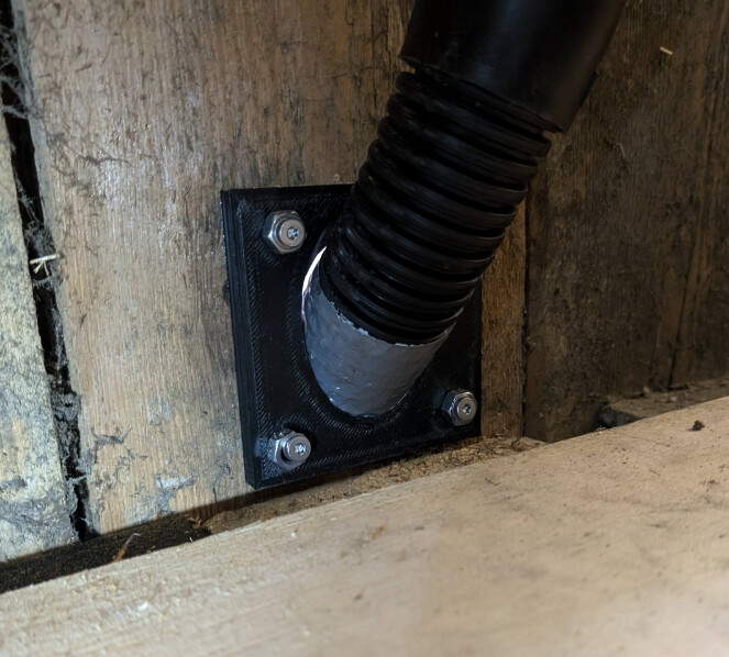 wall duct for 50mm installation tube