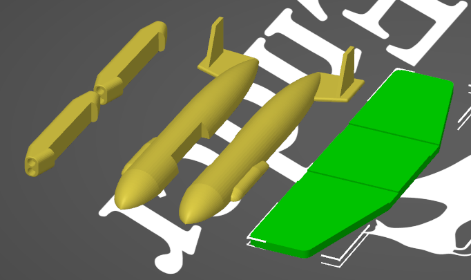 Double engine bomber