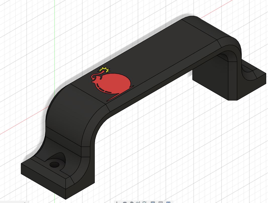 Handle Whit  Bomb-Logo