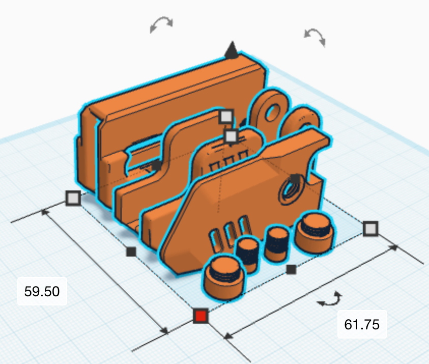 Gravity Carrot Knife in One Print