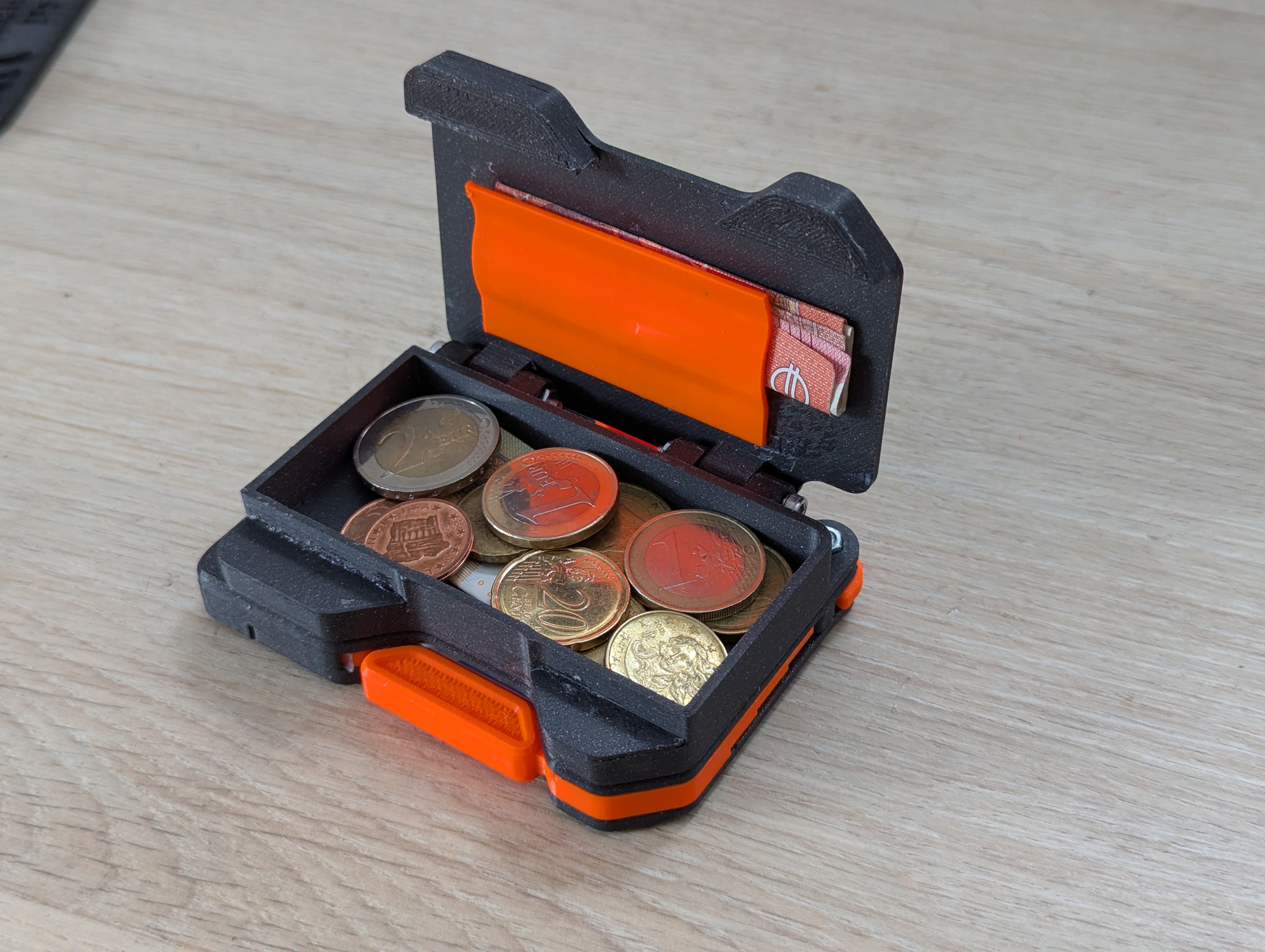 Wallie(var) - Cash Module (coin tray+money clip)