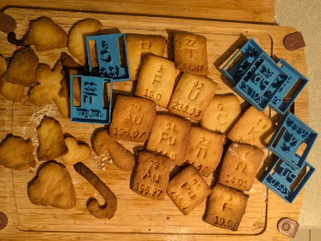 Elements Cookie Cutter - Science Periodic System
