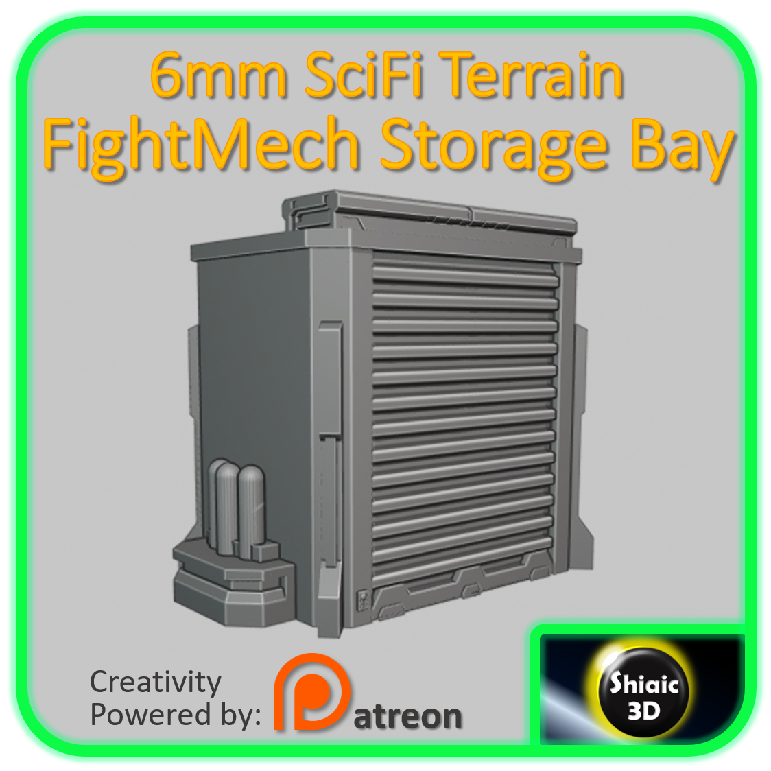 SciFi Building - War Robot Storage Bay - Single - 6mm