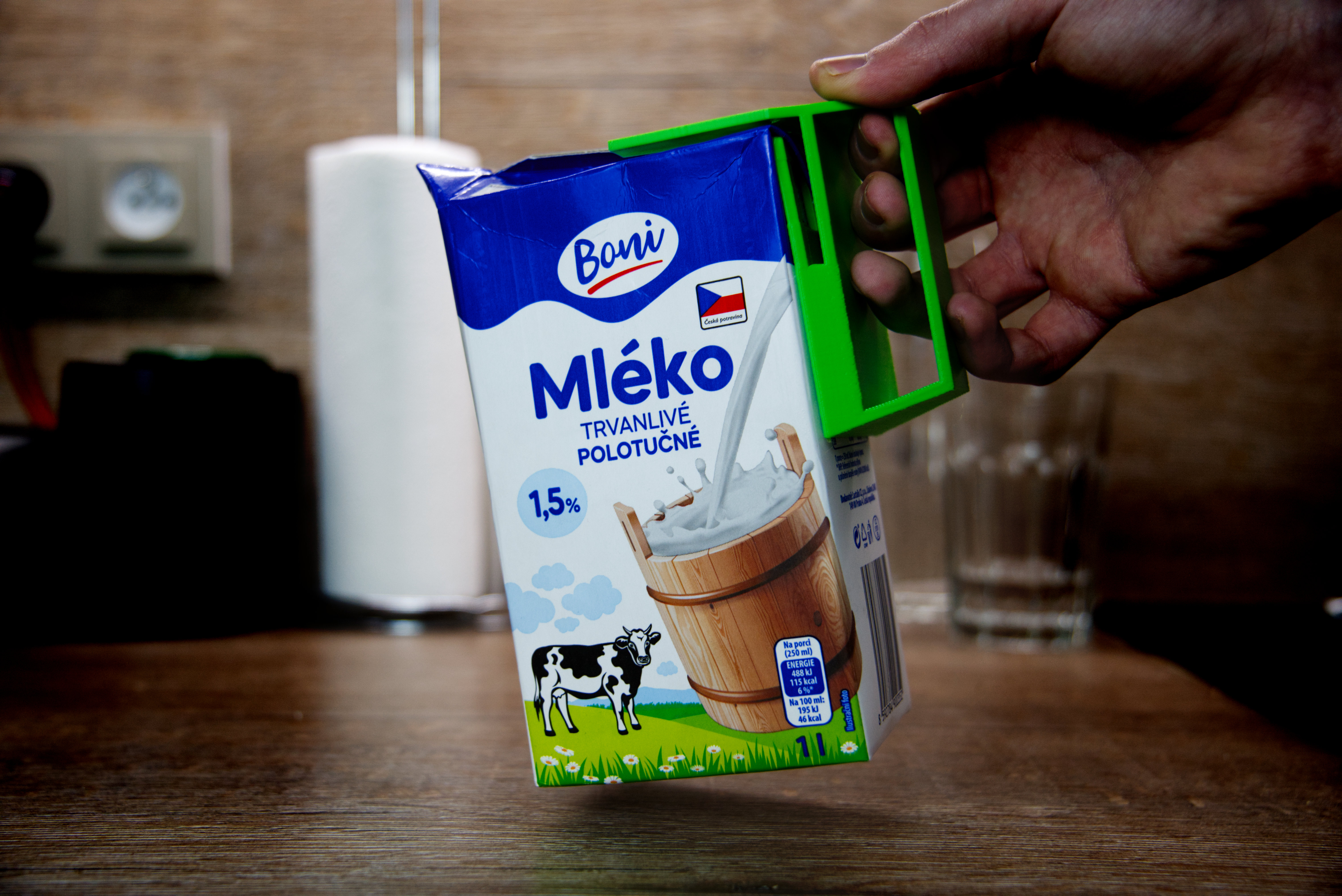 Milk box holder / Carton milk holder
