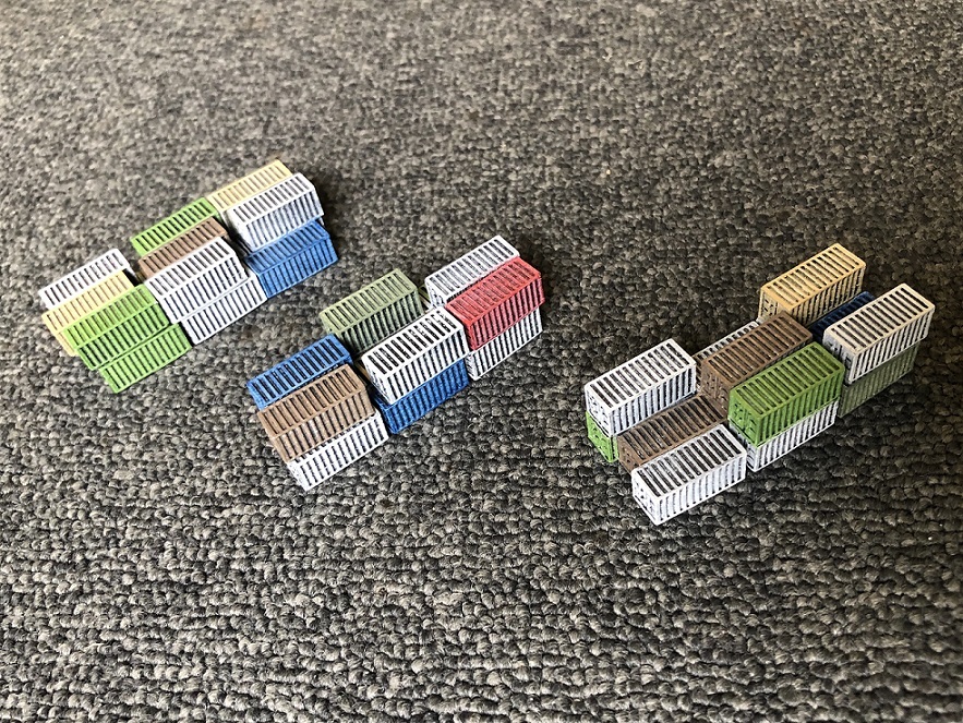 Miniatura 3 do modelo 3D Shipping Container set - 6mm