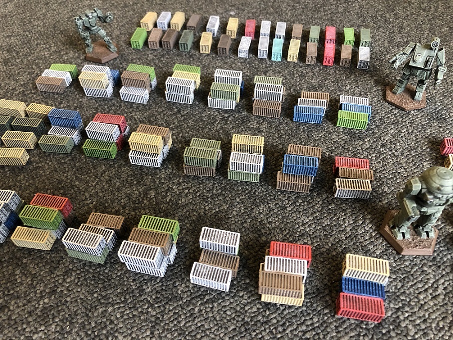 Miniatura 9 do modelo 3D Shipping Container set - 6mm