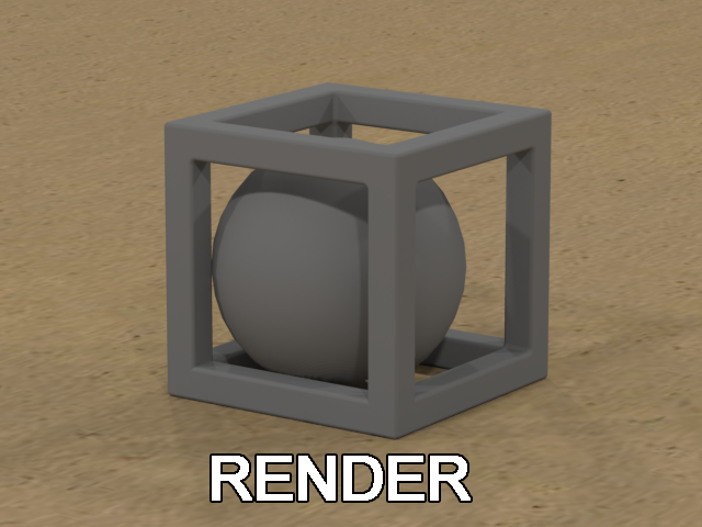 Sphere Trapped In Cube