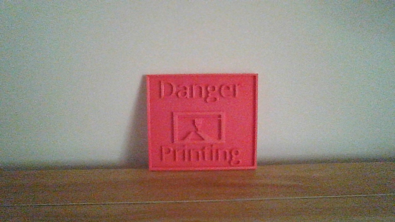 Warning sign for Hobbyists