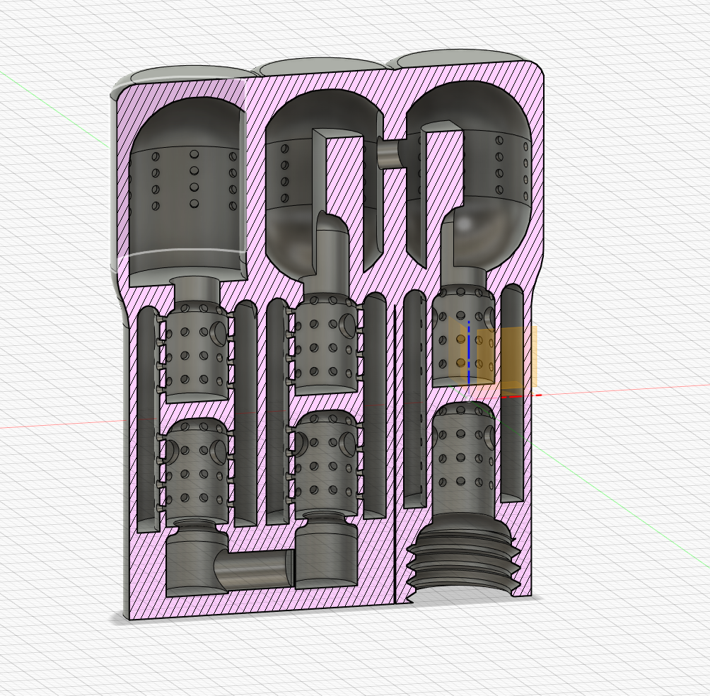 Silencer for aquarium filter (compressor) Print In Place
