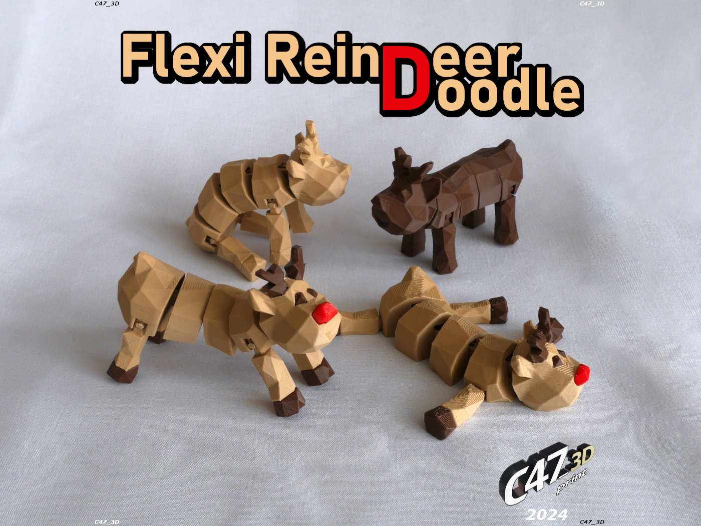 Flexi Reindeer Doodle