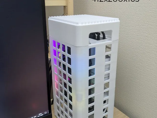 KKP 1.0 - Vertical mini ITX PC case