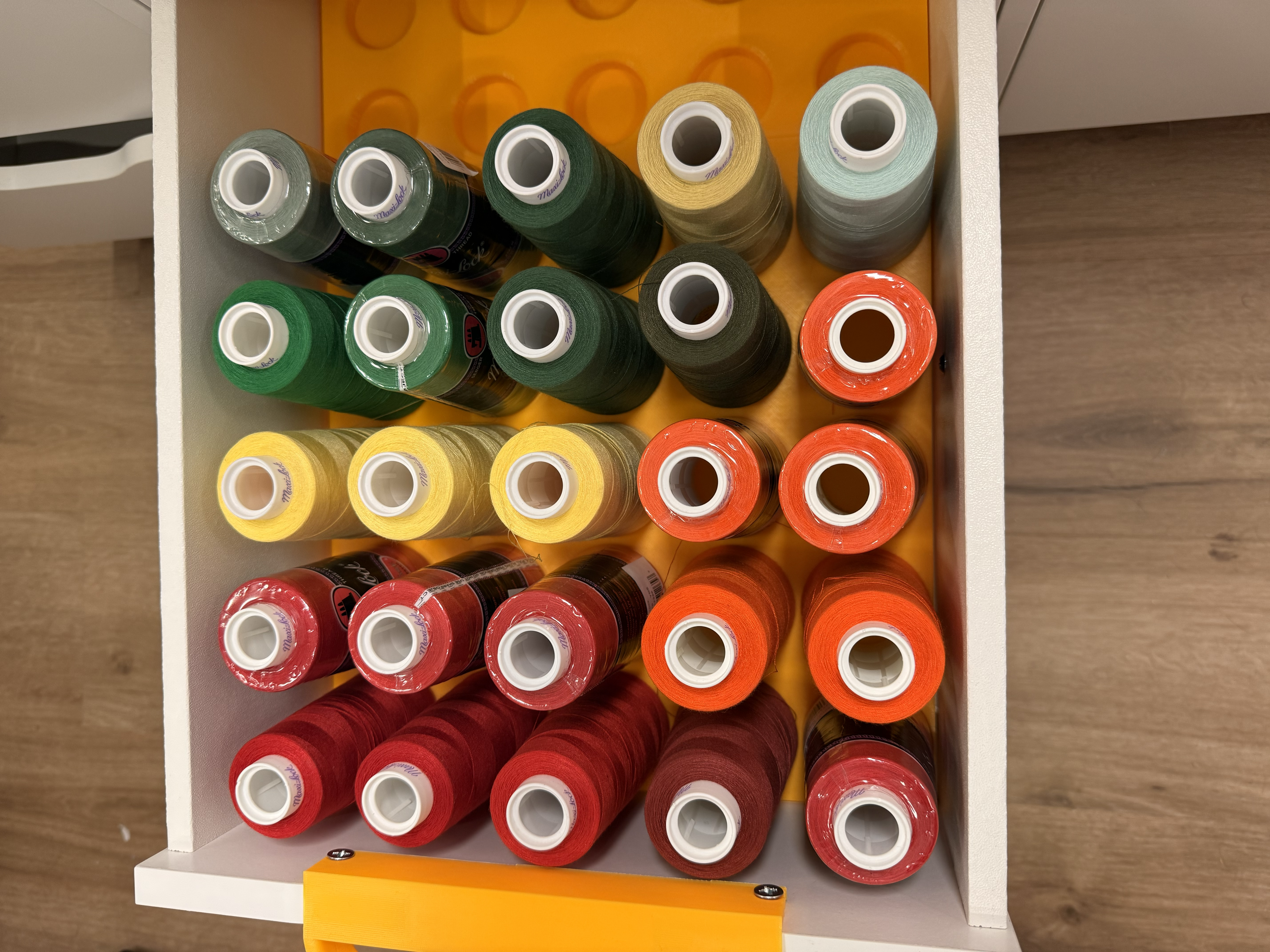 Sewing-Serger Cone Tray for IKEA Alex Drawer
