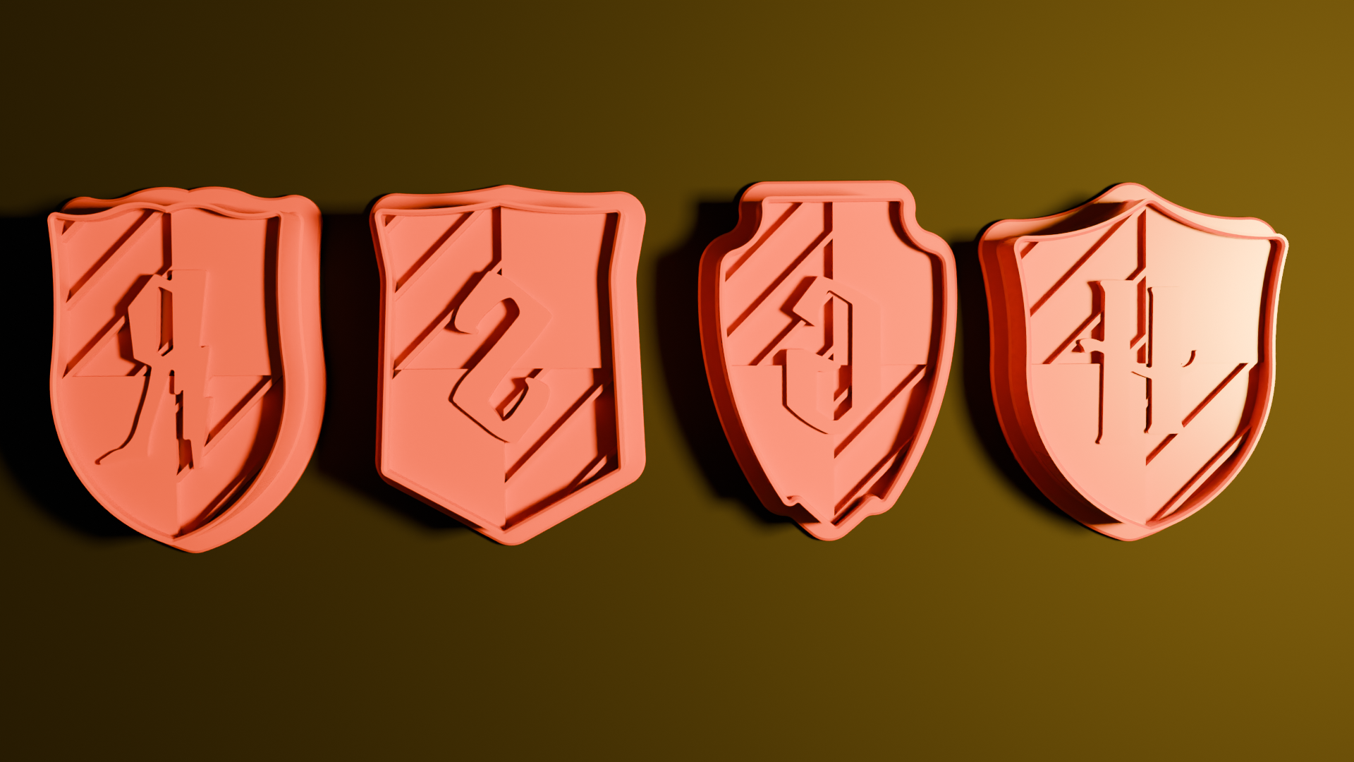 Hogwarts Badges Cookie Cutter