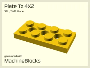 Technic Plate - STL Generator - LEGO compatible