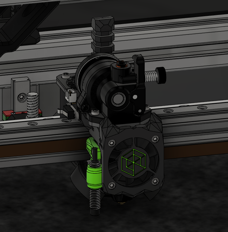 LCTH - RatRig V-Core 3.1 Toolhead mods: tensionless + beacon + dual linear