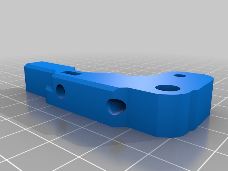Adjustable, one-piece, extended, rounded, extruder lever — miniatura 3