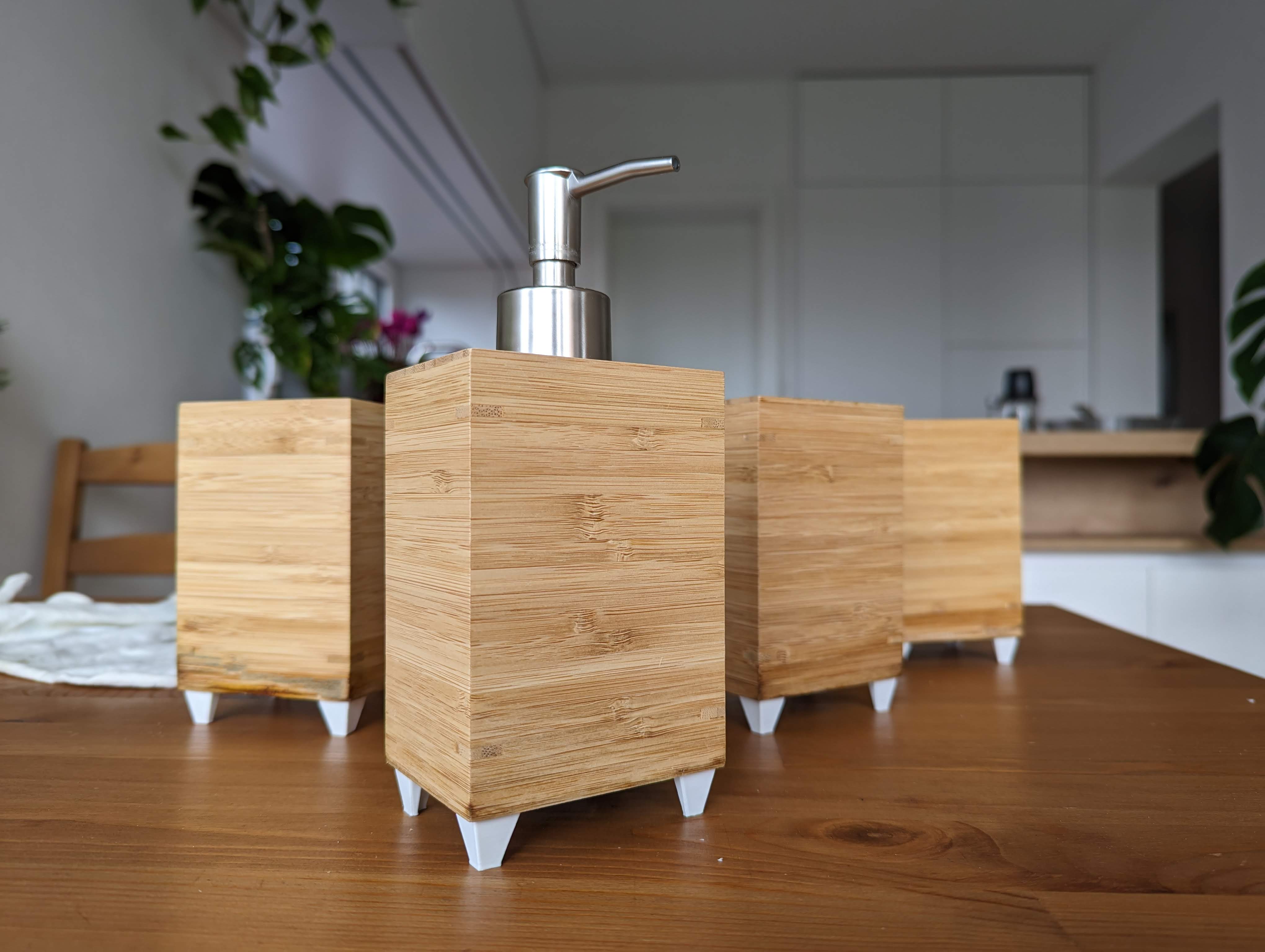 Feets for IKEA DRAGAN soap dispenser and toothbrush holder