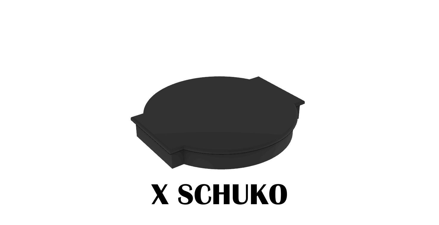 Schuko wall socket cover