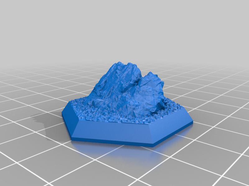 Miniatura 8 do modelo 3D Hex Base - Rocky Set
