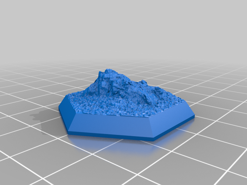 Miniatura 11 do modelo 3D Hex Base - Rocky Set