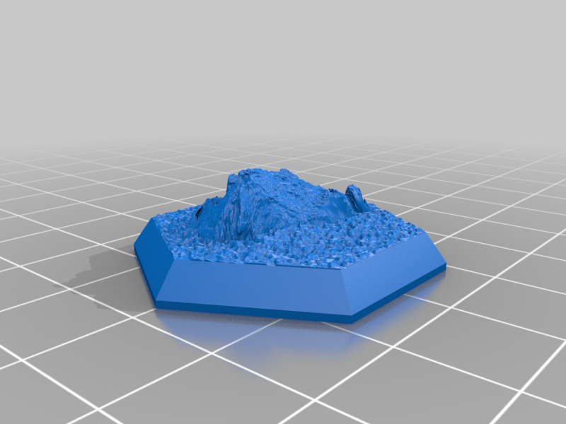 Miniatura 12 do modelo 3D Hex Base - Rocky Set
