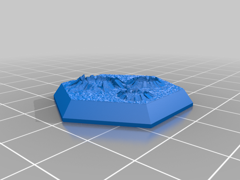 Miniatura 13 do modelo 3D Hex Base - Crater Set