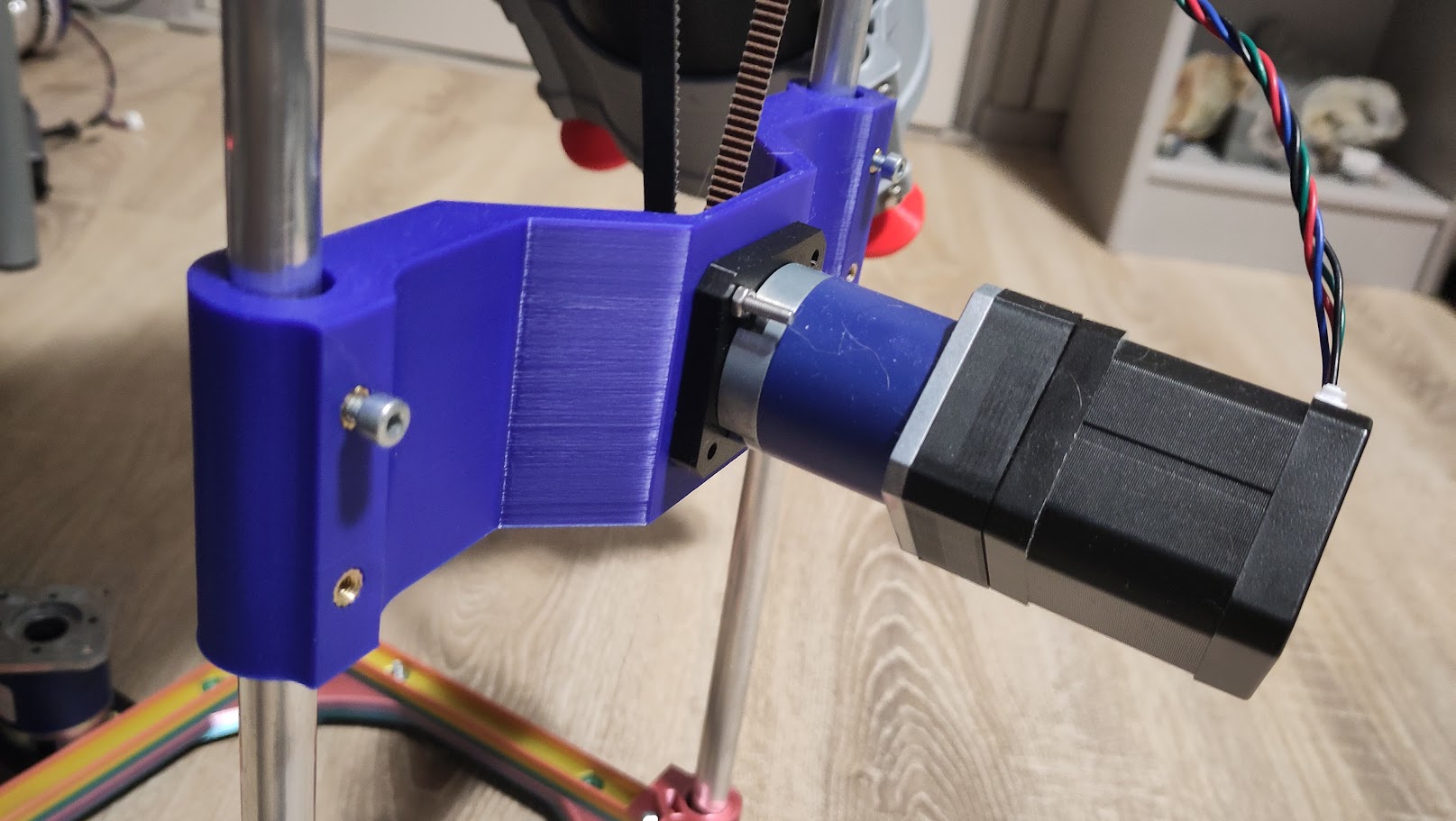 Stepper Mount for the Hadley Telescope Rocker Frame