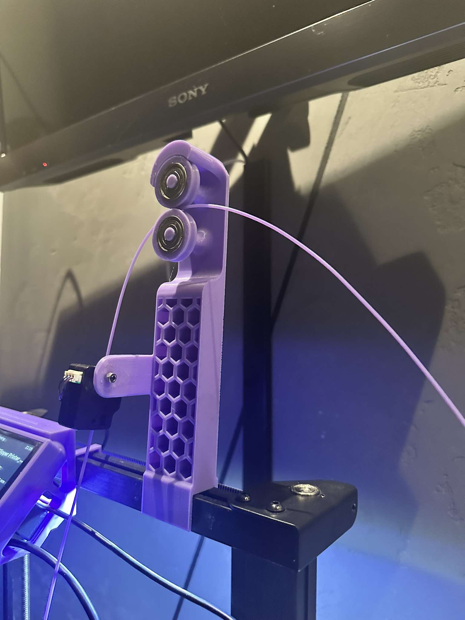 Sidewinder X3 PRO Gantry Filament Lead