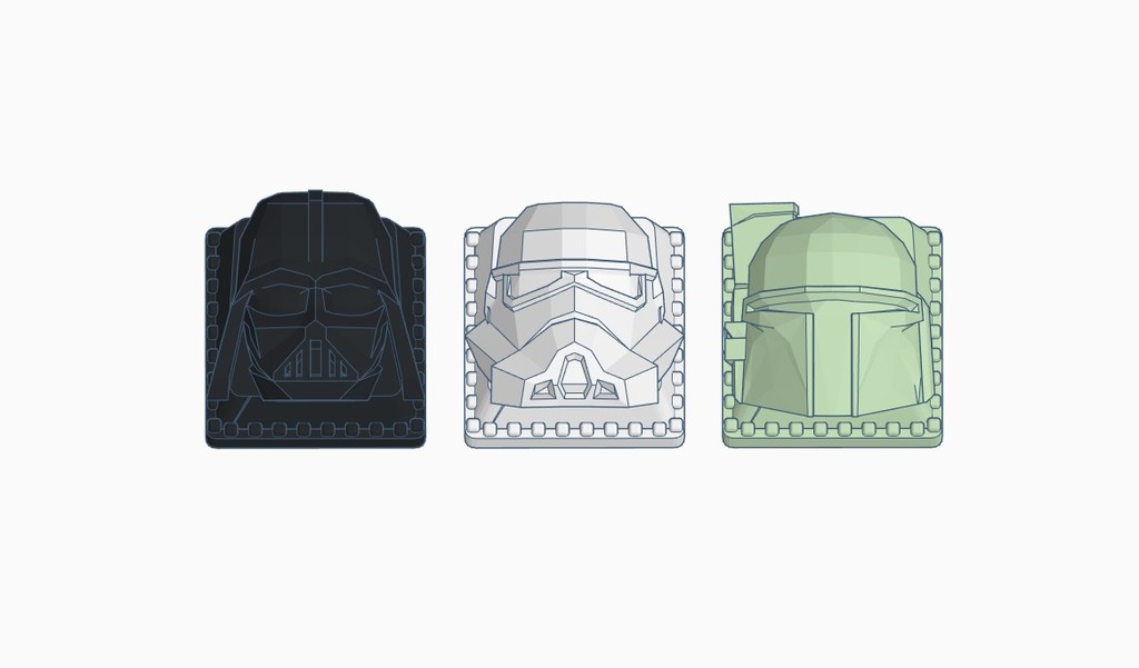Miniatura 3 do modelo 3D Star Wars MX Cherry Keycaps