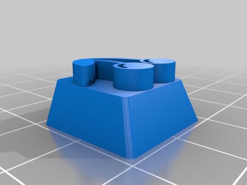 Miniatura 5 do modelo 3D Pac-Man Cherry MX Keycaps