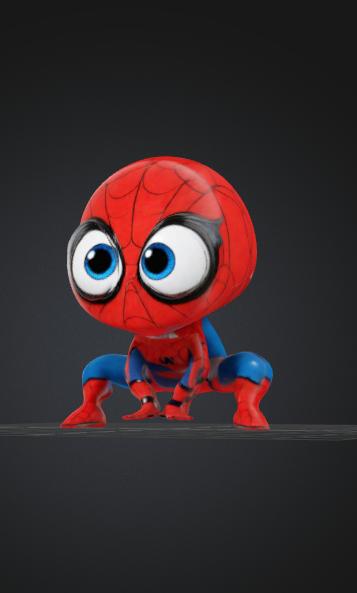 Tiny Spiderman