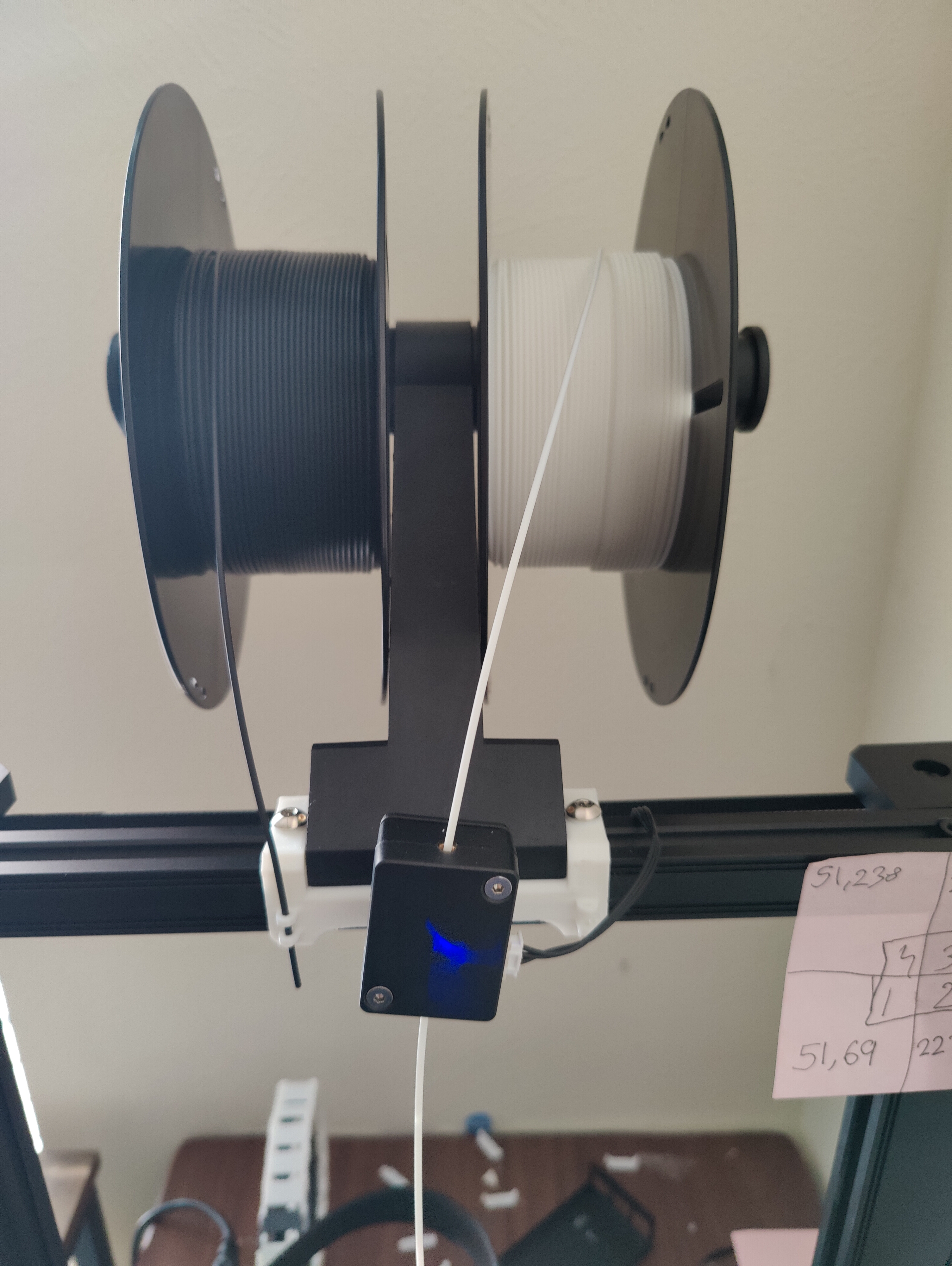 Ender 3 S1 /Pro /Plus Filament Runout Sensor Relocation Bracket