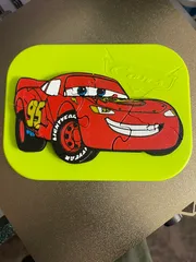 Lighting McQueen - insert puzzle for kids - Multicolor version