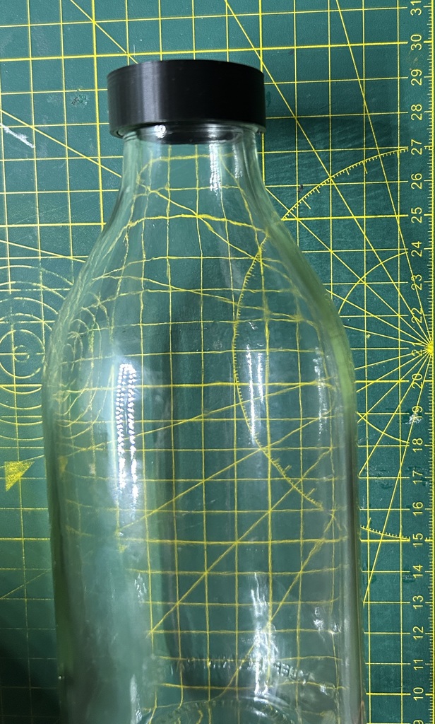 Milk bottle lid