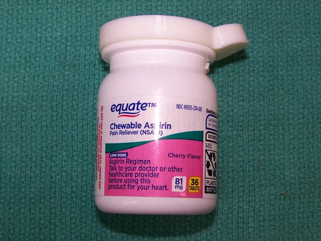Equate 81mg Aspirin Cap Easy Opener