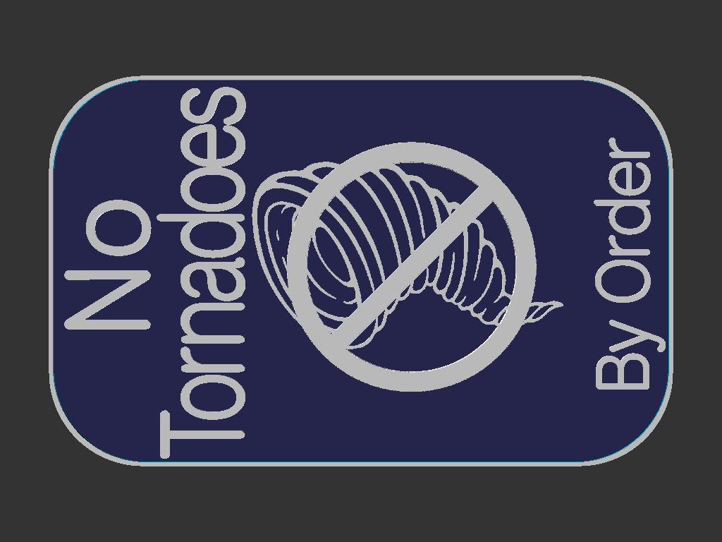 Miniatura 13 do modelo 3D "No Storms" signs