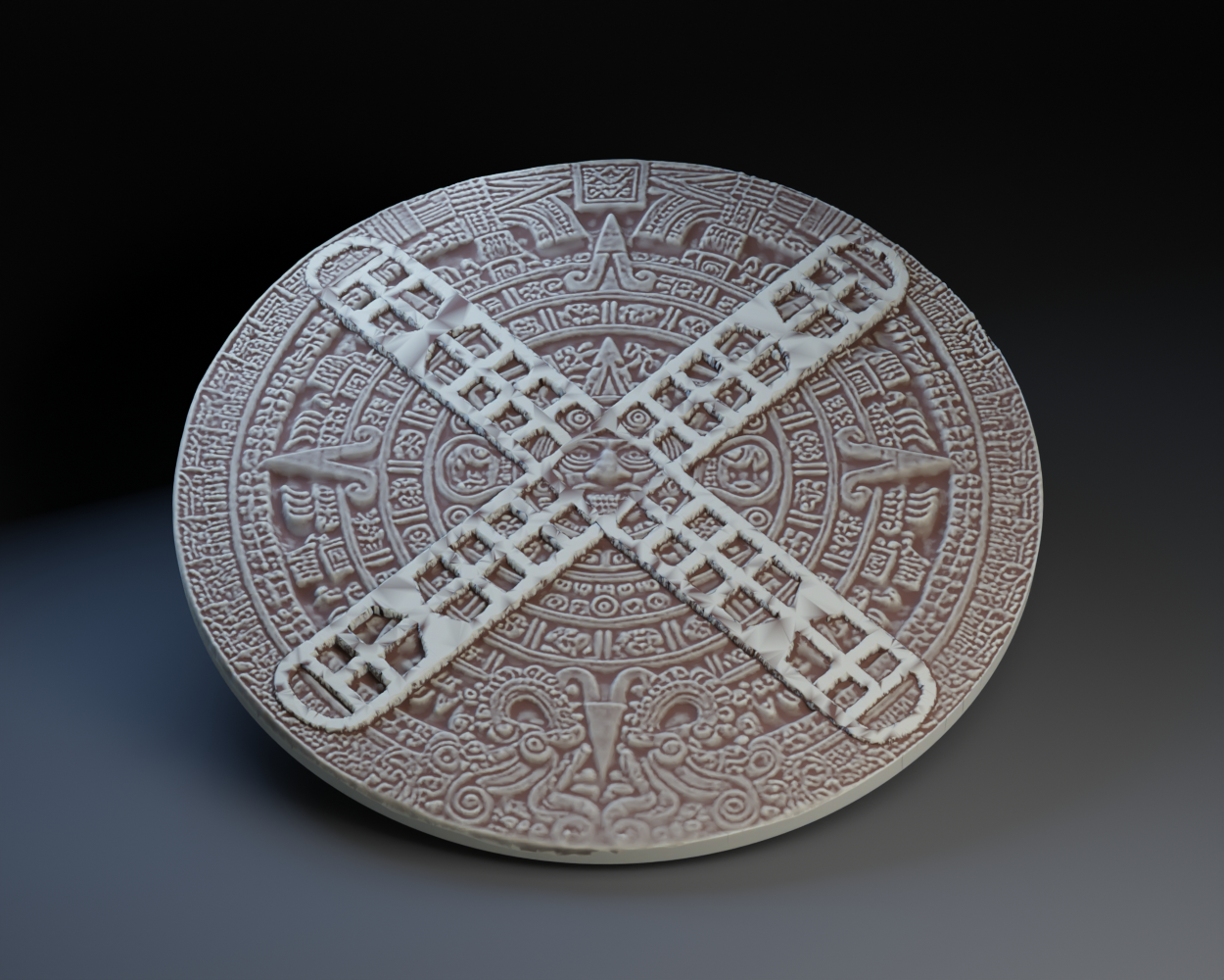 A Meh. Aztec Patolli Board