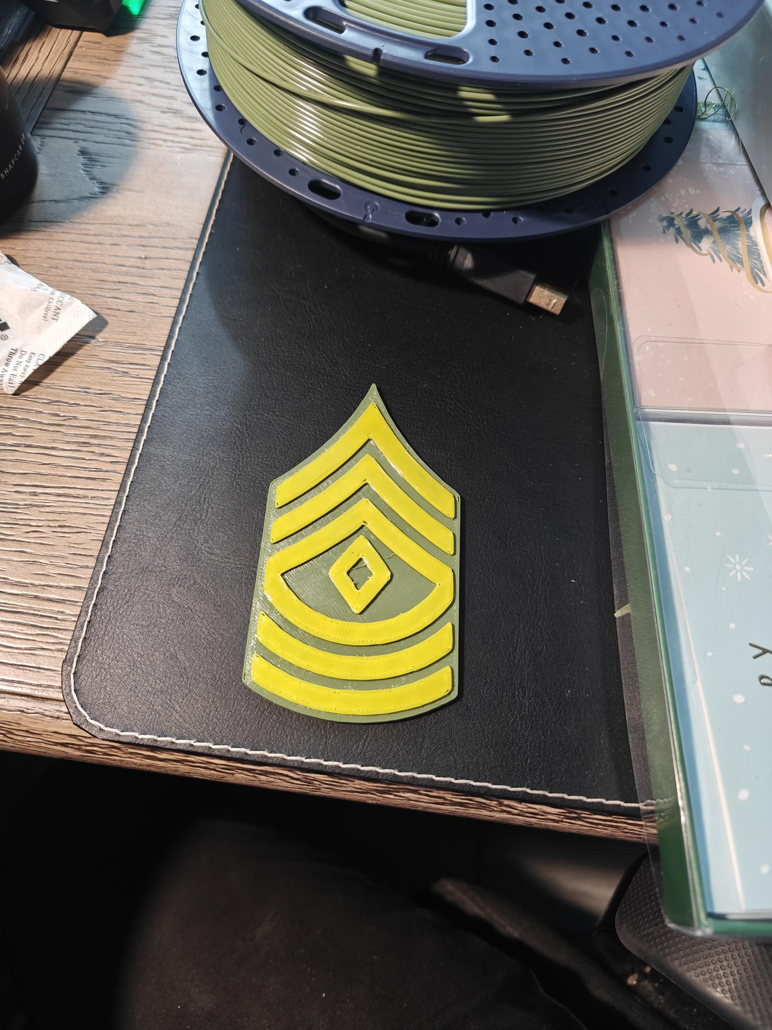 US Army First Sergeant/E-8 Rank