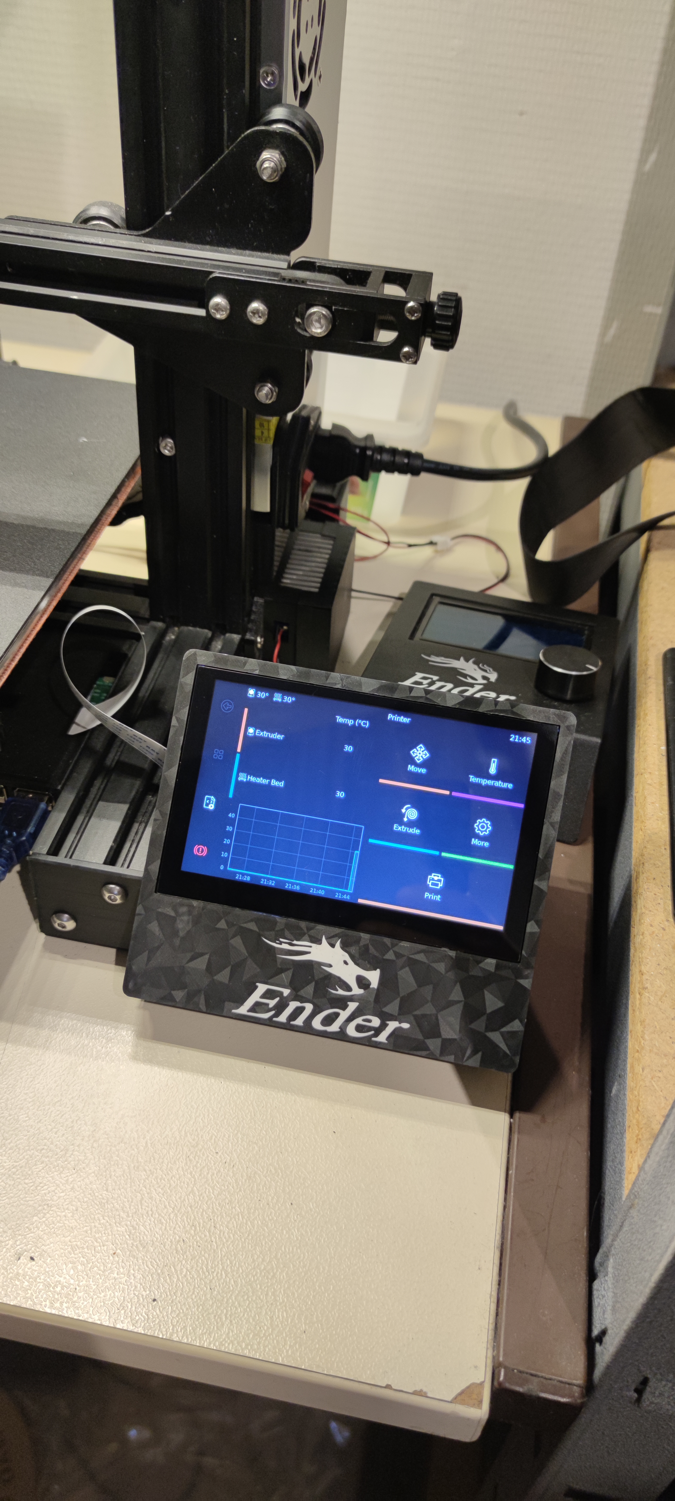 Ender 3 Waveshare "5 DSI Display Mount Klipperscreen
