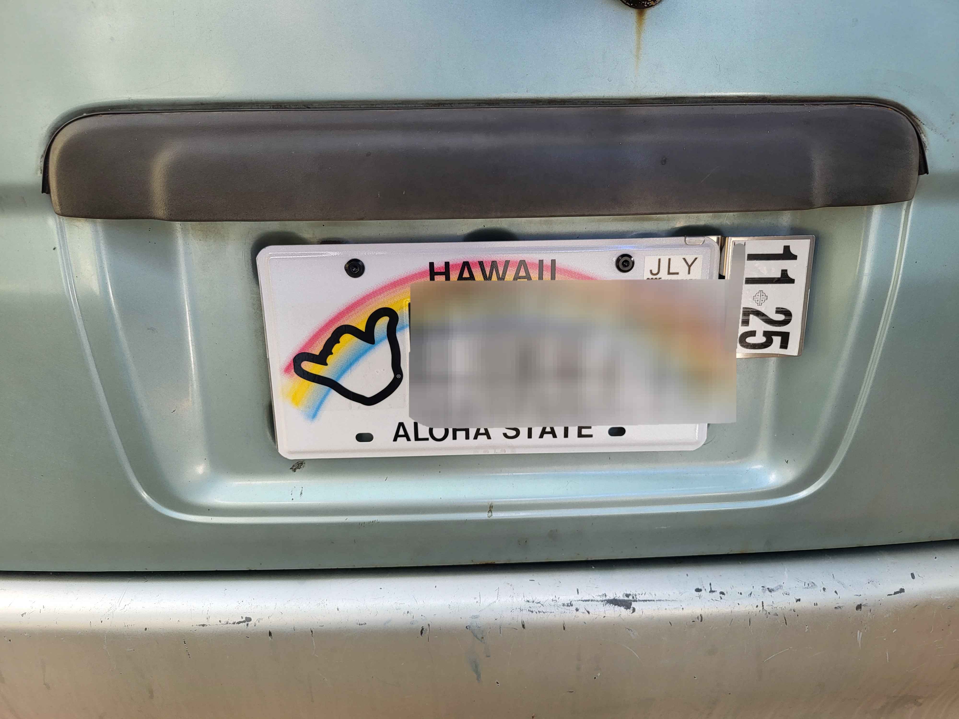 JDM to USDM License Plate Bracket