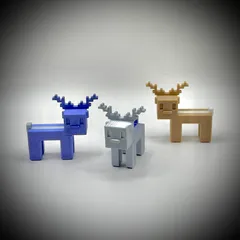 Cute Reindeer (block style)