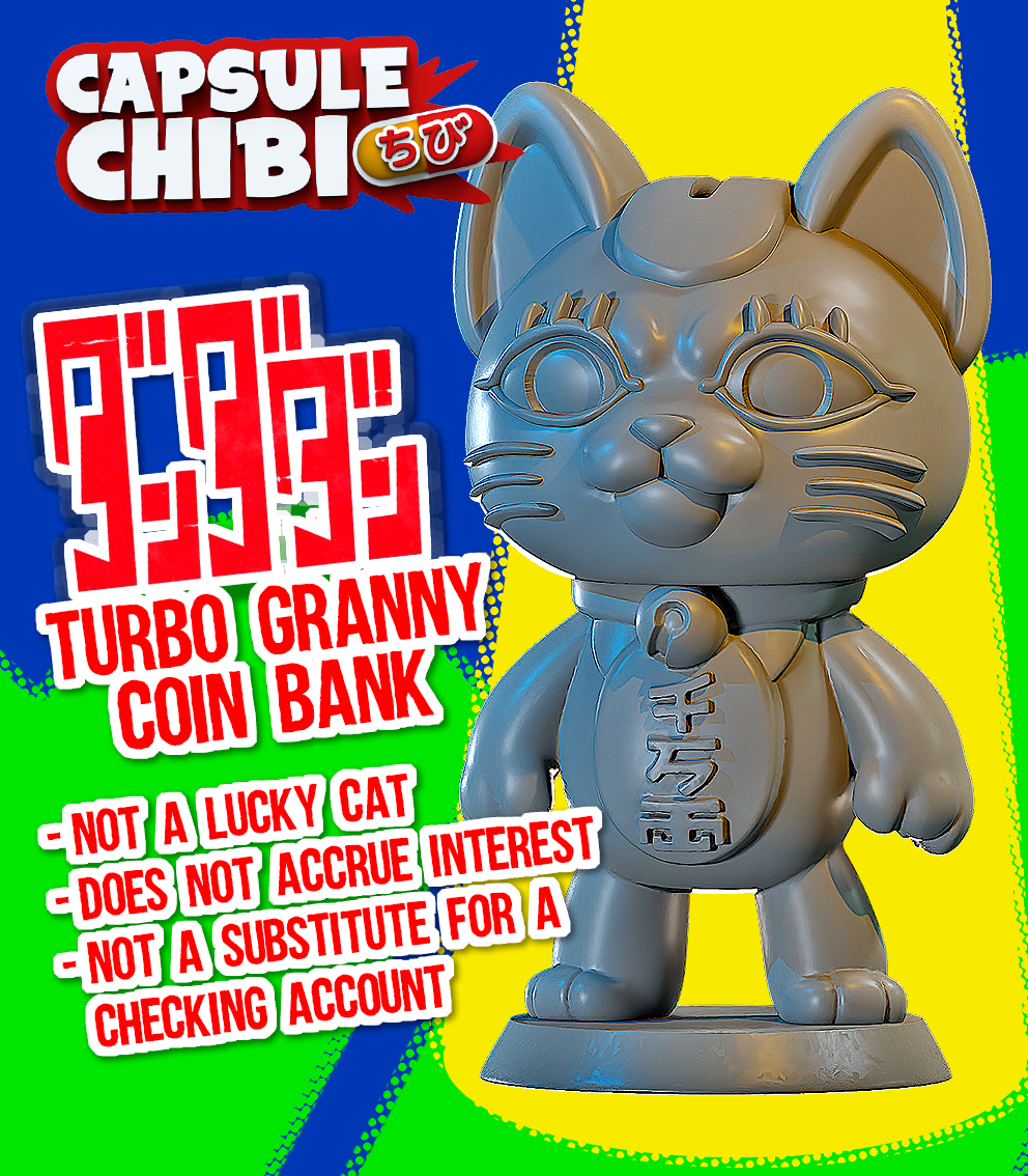 Turbo Granny Coin Bank
